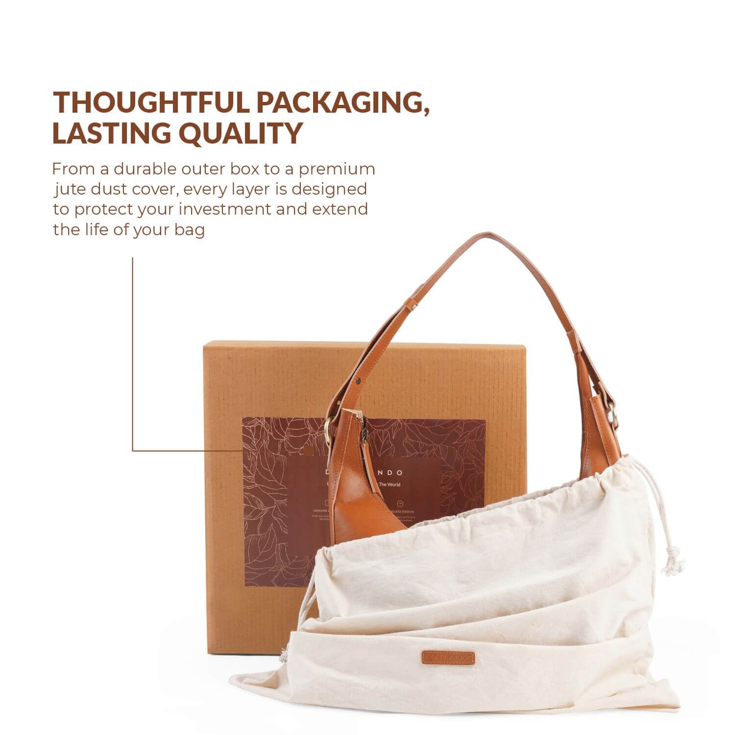 Paris Half Moon Shoulder Bag | | Tan