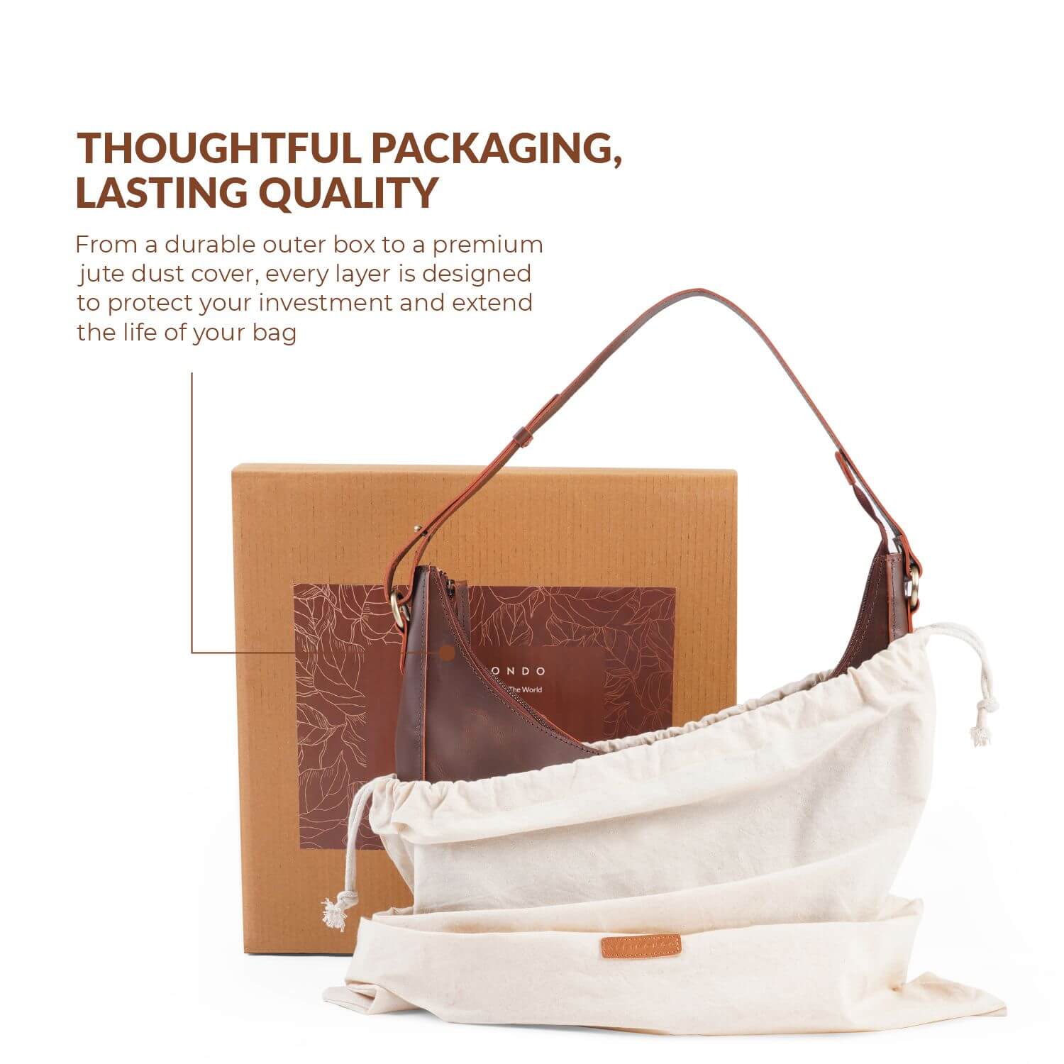 Paris Half Moon Shoulder Bag | | Brown