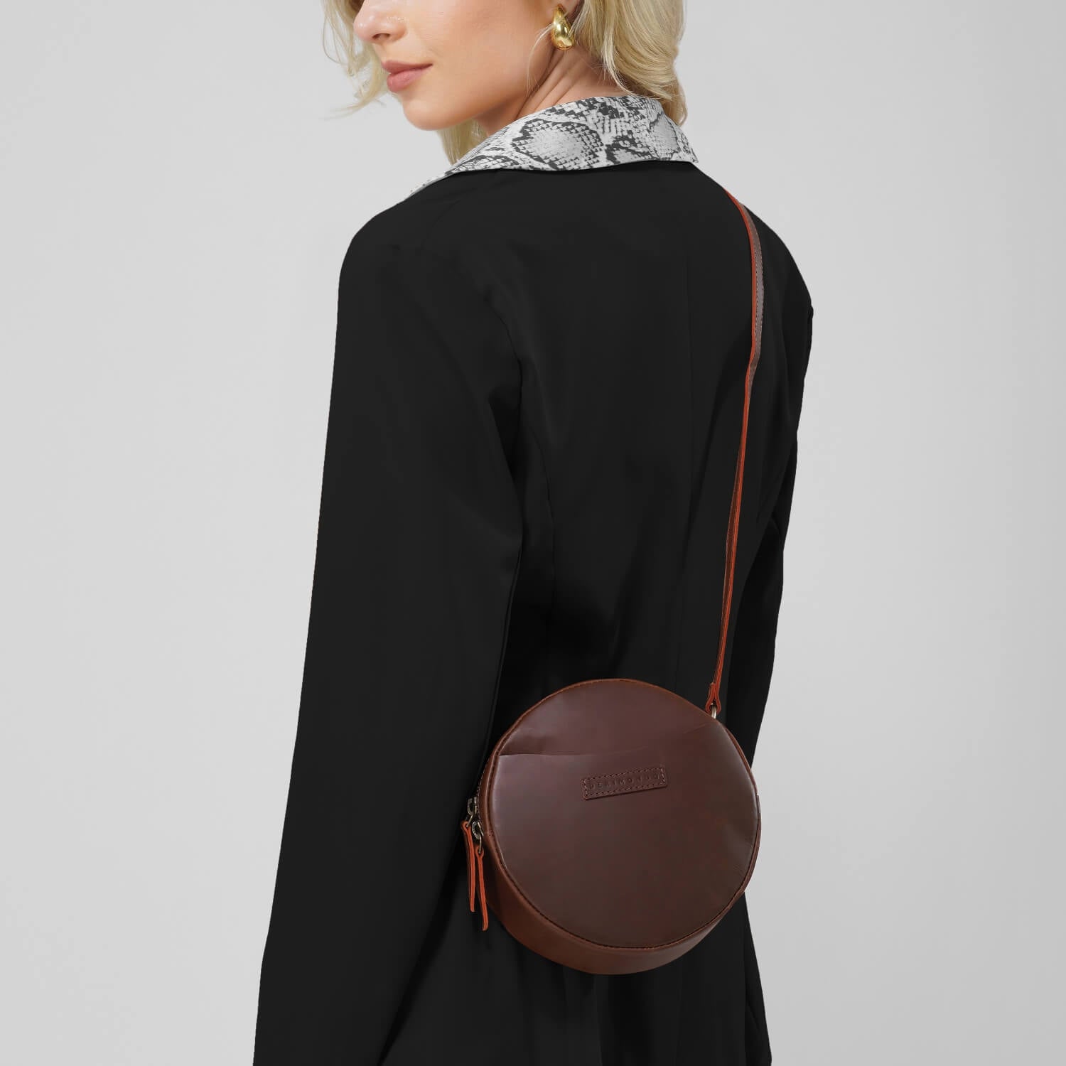 Seville Women’s Circle Cross Body Bag | | Brown